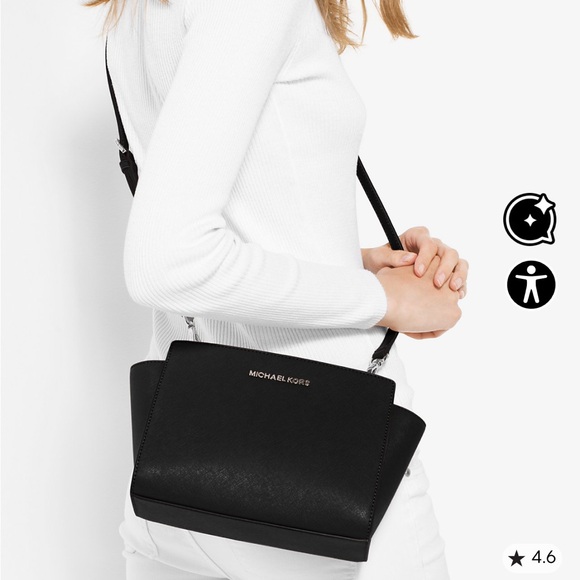 Michael Kors Selma Medium Saffiano Leather Crossbody bag - Picture 1 of 7
